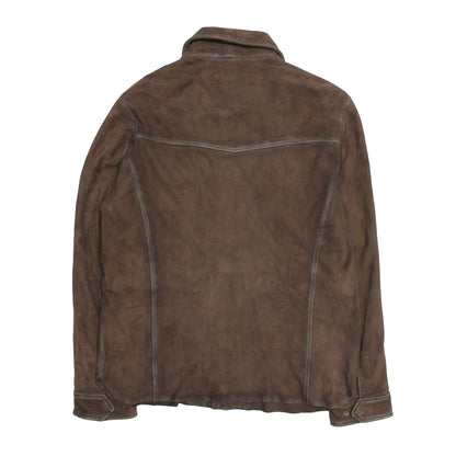 Men’s Dark Brown Brody Suede Shacket Dark brown - Frye