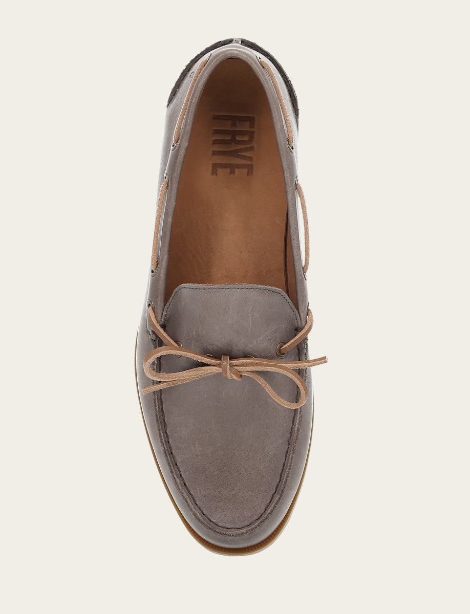 Men's Steel Mason One Eye Tie Loafers Steel - Frye