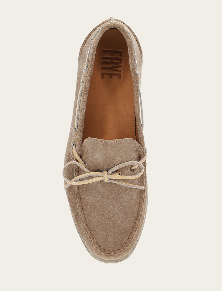 Men's Mushroom Mason One Eye Tie Loafers Mushroom - Frye