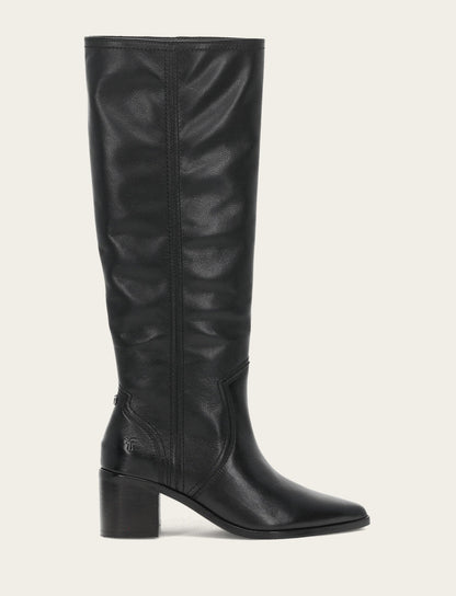 Women's Black Sadie Softy Tall Booties Black - Frye