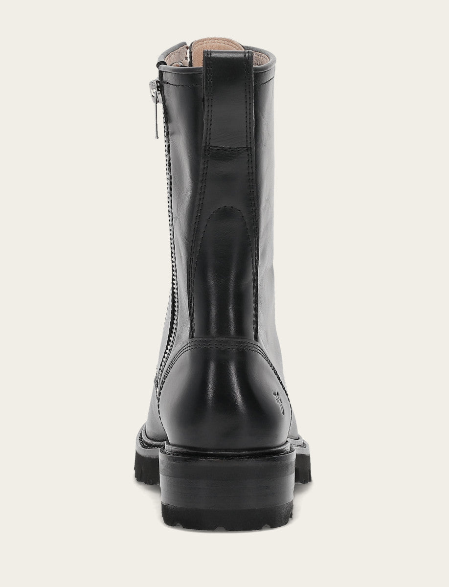 Women's Black Olivia Combat Boots Black - Frye