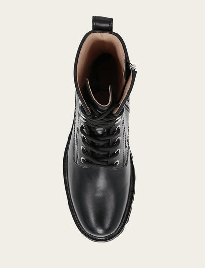 Women's Black Olivia Combat Boots Black - Frye