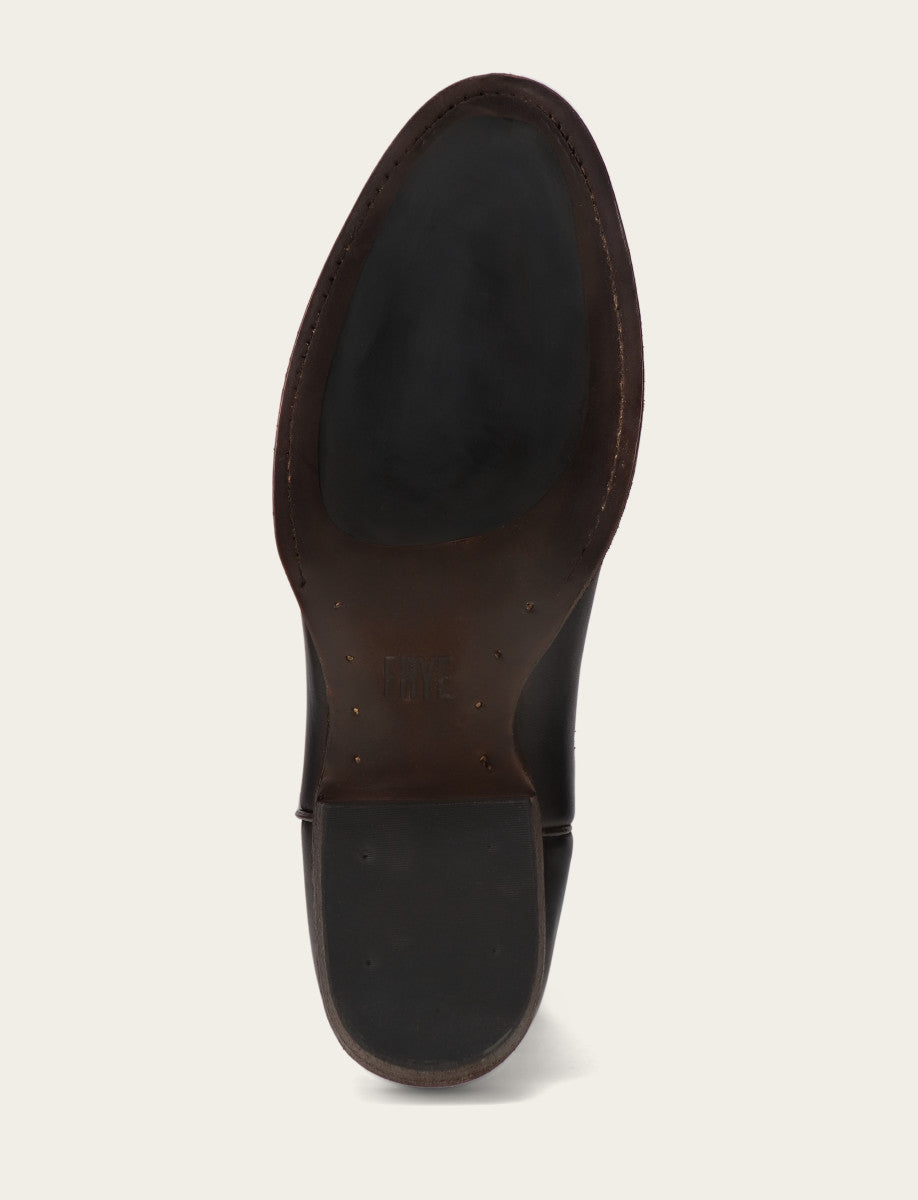 Men's Chocolate Grady Vintage Stitch Western Boots CHOCOLATE - Frye